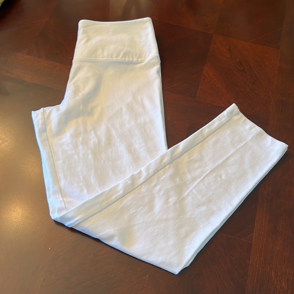 QVC Women with Control by Renee Greenstein white knit pull on pant (legg…